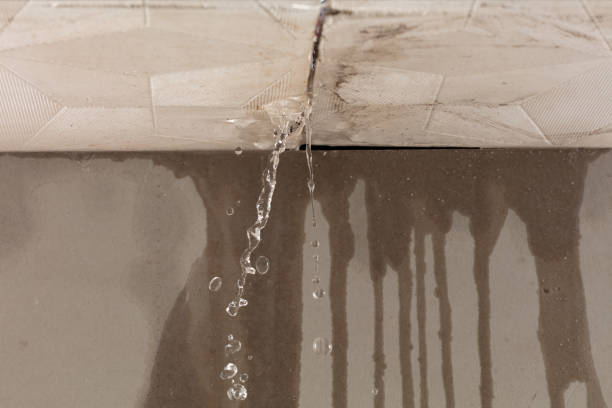 Professional Flood Damage Cleanup technician working in Chatham, NJ